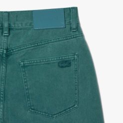 Pantalons & Shorts | LACOSTE Jean Straight Fit En Denim De Coton Eco-Teint