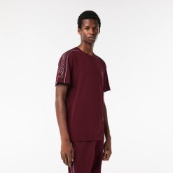 T-Shirts | LACOSTE T-Shirt Imprime Regular Fit En Pique Technique