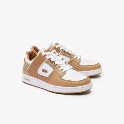 Sneakers | LACOSTE Sneakers Court Cage Femme En Cuir Et Synthetique