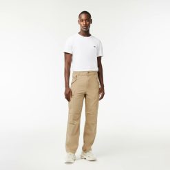 Pantalons & Shorts | LACOSTE Pantalon Cargo Straight Fit En Coton