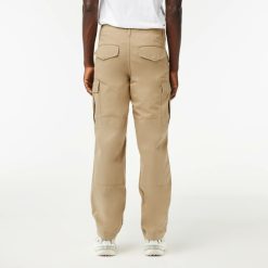 Pantalons & Shorts | LACOSTE Pantalon Cargo Straight Fit En Coton