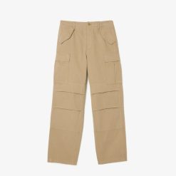 Pantalons & Shorts | LACOSTE Pantalon Cargo Straight Fit En Coton