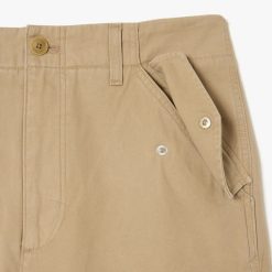 Pantalons & Shorts | LACOSTE Pantalon Cargo Straight Fit En Coton