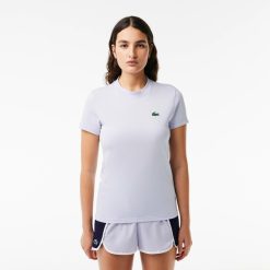 Vetements De Sport | LACOSTE T-Shirt Jersey Technique De Coton Biologique Ultra-Dry