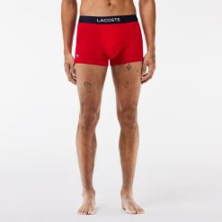 Sous-Vetements & Vetements D'Interieur | LACOSTE Lot De 3 Boxers Courts Avec Marquages Contrastes