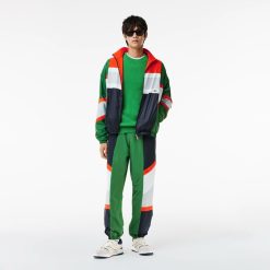 Survetements | LACOSTE Veste Zippee Sportsuit Color-Block Mix Matieres