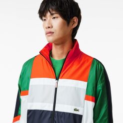 Survetements | LACOSTE Veste Zippee Sportsuit Color-Block Mix Matieres