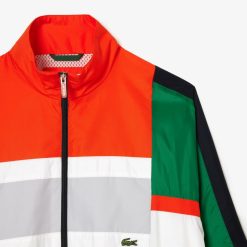 Survetements | LACOSTE Veste Zippee Sportsuit Color-Block Mix Matieres