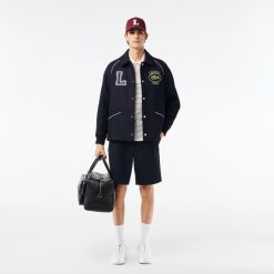 Manteaux & Vestes | LACOSTE Veste Varsity En Laine Premium Avec Badge