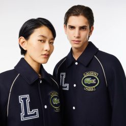 Manteaux & Vestes | LACOSTE Veste Varsity En Laine Premium Avec Badge