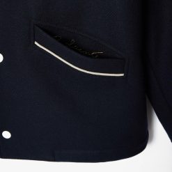 Manteaux & Vestes | LACOSTE Veste Varsity En Laine Premium Avec Badge