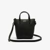 Sacs A Bandouliere | LACOSTE Mini Sac Cabas Zippe L.12.12 Concept Petit Pique Uni