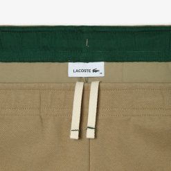 Pantalons & Shorts | LACOSTE Pantalon De Jogging Jogger En Coton Melange Uni