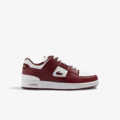 Sneakers | LACOSTE Sneakers Court Cage Homme En Cuir Avec Oeillets