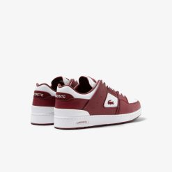 Sneakers | LACOSTE Sneakers Court Cage Homme En Cuir Avec Oeillets