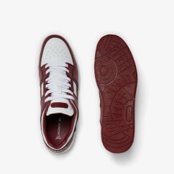 Sneakers | LACOSTE Sneakers Court Cage Homme En Cuir Avec Oeillets