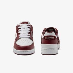 Sneakers | LACOSTE Sneakers Court Cage Homme En Cuir Avec Oeillets