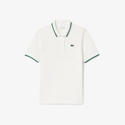 Vetements De Sport | LACOSTE Polo Sport Avec Col Raye Contraste En Pique