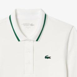 Vetements De Sport | LACOSTE Polo Sport Avec Col Raye Contraste En Pique