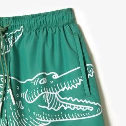 Maillots De Bain | LACOSTE Short De Bain Homme Lacoste Imprime Crocodile