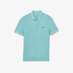 Polos | LACOSTE Polo Homme Lacoste En Coton Biologique Teinture Naturelle