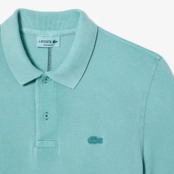 Polos | LACOSTE Polo Homme Lacoste En Coton Biologique Teinture Naturelle