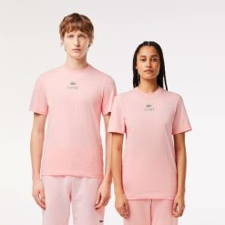 T-Shirts | LACOSTE T-Shirt Regular Fit Avec Marquage En Jersey De Coton