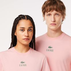 T-Shirts | LACOSTE T-Shirt Regular Fit Avec Marquage En Jersey De Coton