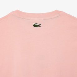 T-Shirts | LACOSTE T-Shirt Regular Fit Avec Marquage En Jersey De Coton