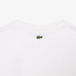 T-Shirts | LACOSTE T-Shirt Oversize Imprime Crocodiles Iconiques