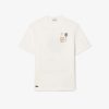 T-Shirts | LACOSTE T-Shirt En Petit Pique Avec Motif Brevet Au Dos