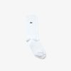 Chaussettes | LACOSTE Chaussettes Montantes Unies En Coton Biologique Chine Uni