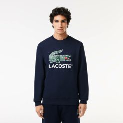 Sweatshirts | LACOSTE Sweatshirt Classic Fit En Molleton De Coton