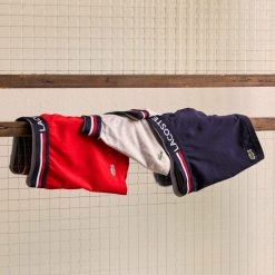 Sous-Vetements & Vetements D'Interieur | LACOSTE Lot De 3 Boxers Courts Iconic Ceinture Tricolore