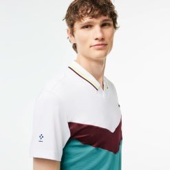 Vetements De Sport | LACOSTE Polo Lacoste Tennis X Daniil Medvedev Slim Fit Effet Sans Couture