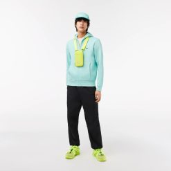 Sweatshirts | LACOSTE Sweatshirt Jogger Zippe Homme En Molleton Lacoste Avec Poche Kangourou