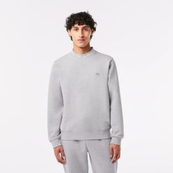 Sweatshirts | LACOSTE Sweatshirt Homme Lacoste Avec Col Sigle En Double-Face