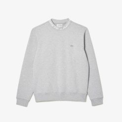 Sweatshirts | LACOSTE Sweatshirt Homme Lacoste Avec Col Sigle En Double-Face