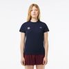 Vetements De Sport | LACOSTE T-Shirt Tennis Ultra-Dry Sport Edition Roland Garros