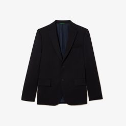 Manteaux & Vestes | LACOSTE Veste Homme Lacoste Slim Fit En Laine Extensible