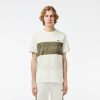 T-Shirts | LACOSTE T-Shirt Color-Block Regular Fit Imprime Lacoste