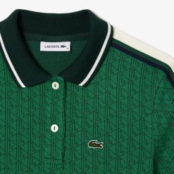 Robes & Jupes | LACOSTE Robe Slim Fit Monogramme En Jacquard