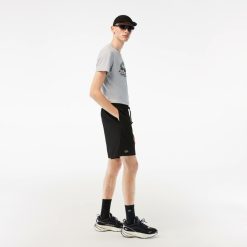 Vetements De Sport | LACOSTE T-Shirt Homme Lacoste Sport Regular Fit En Coton Biologique