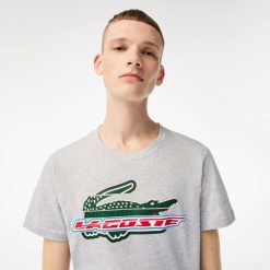 Vetements De Sport | LACOSTE T-Shirt Homme Lacoste Sport Regular Fit En Coton Biologique