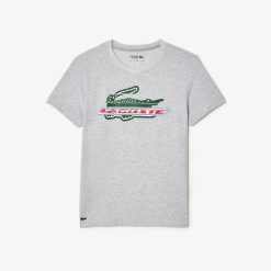 Vetements De Sport | LACOSTE T-Shirt Homme Lacoste Sport Regular Fit En Coton Biologique