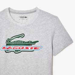 Vetements De Sport | LACOSTE T-Shirt Homme Lacoste Sport Regular Fit En Coton Biologique