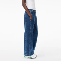 Pantalons & Shorts | LACOSTE Pantalon Jean Femme Lacoste En Denim Extensible