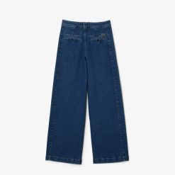 Pantalons & Shorts | LACOSTE Pantalon Jean Femme Lacoste En Denim Extensible