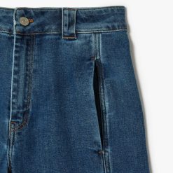 Pantalons & Shorts | LACOSTE Pantalon Jean Femme Lacoste En Denim Extensible