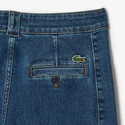 Pantalons & Shorts | LACOSTE Pantalon Jean Femme Lacoste En Denim Extensible